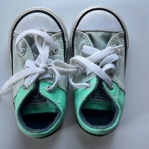 Sz 5, Mint, Converse, Toddler shoes